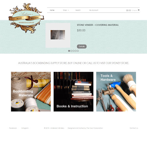 Andersen’s Book Binding Supplies